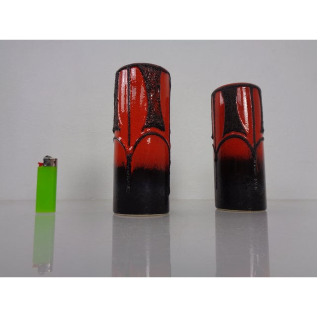 Pop Art Ceramic Vases by Cari Zalloni for Fohr Keramik, 1970s, Set of 2 For Sale - Image 4 of 15