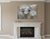 Large Sized Coral Flowers Painting on Canvas For Sale In Atlanta - Image 6 of 7