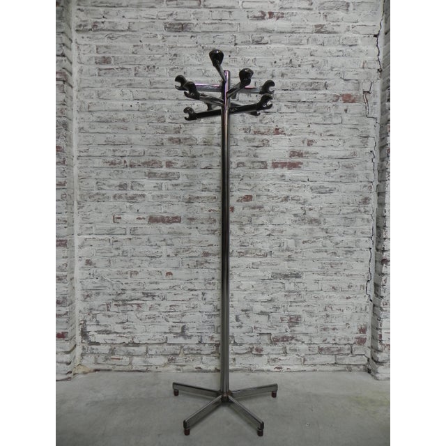 Mid-Century Modern French Chrome Coat Rack, 1960s For Sale - Image 11 of 15