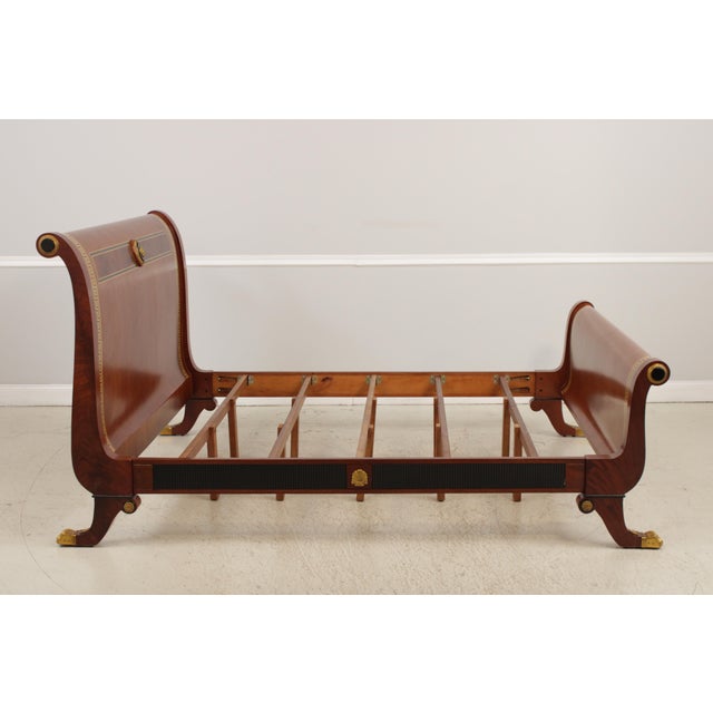 Versace Versace Infinity Gigasso Queen Size Sleigh Bed For Sale - Image 4 of 17