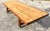 Brown Vintage Boho Monumental Industrial Plank Dining Table on Casters For Sale - Image 8 of 12