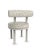 Moca Chair in Graphite Ivory Fabric by Studio Rig for Collector For Sale - Image 4 of 6