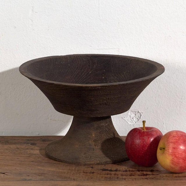 Antique Chinese Wooden Bowl For Sale - Image 3 of 3