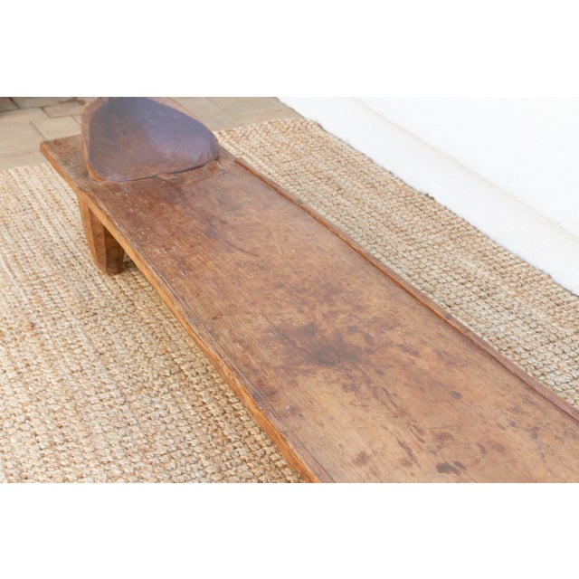 19th Century Long & Slim Antique Turtle Senufo Bed For Sale - Image 5 of 10
