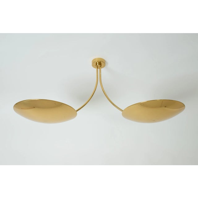 Rare and elegant mid-century modern ceiling lamp model “duan” designed by florian schulz, germany 1970s. featuring...