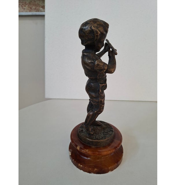 The Young Pied Piper, 1900, Bronze For Sale - Image 4 of 10