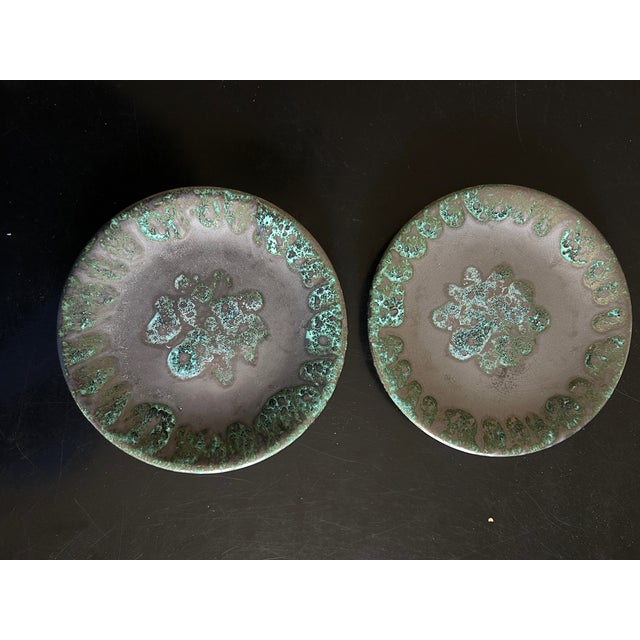 Ceramic Ceramic Dinner Plates from Petit Massé, 1970s, Set of 11 For Sale - Image 7 of 11