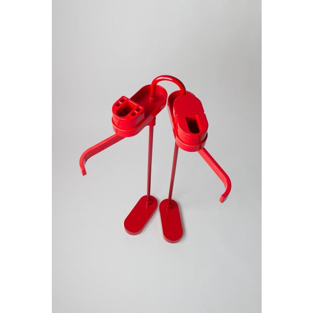 Vintagen Lucy Bathroom Assistant Valet by Metalplastica Luccese, 1980s For Sale - Image 3 of 13