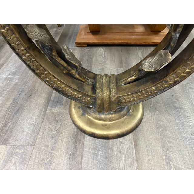1930s Italian Art Deco Bronze Console Table For Sale - Image 13 of 18