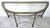 Hollywood Regency Vintage Hollywood Regency Demilune Chrome & Brass Console Table For Sale - Image 3 of 6