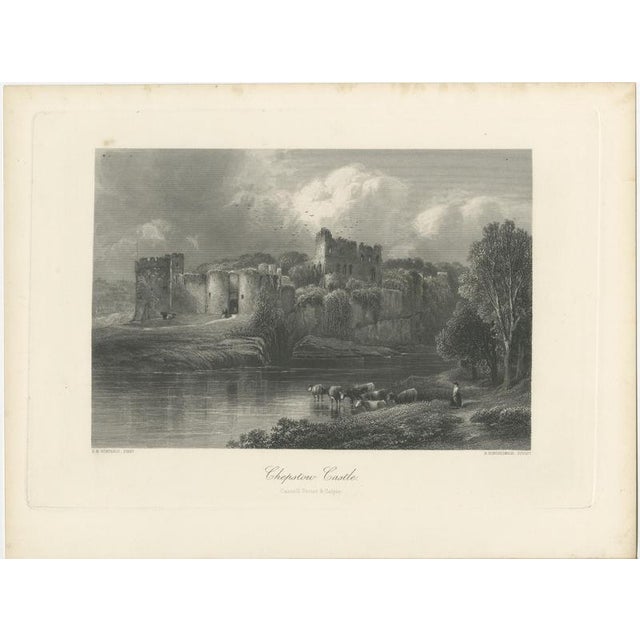 After Edmund Morison Wimperis, Chepstow Castle on the Wye, 1876, Engraving For Sale - Image 3 of 9