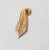 Mid-Century Modern Vintage 1968 Signed Napier Goldtone Slatted Curled Leaf Brooch For Sale - Image 3 of 9