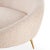 Ether 94" Curved Sofa, Blush For Sale In Charlotte - Image 6 of 6