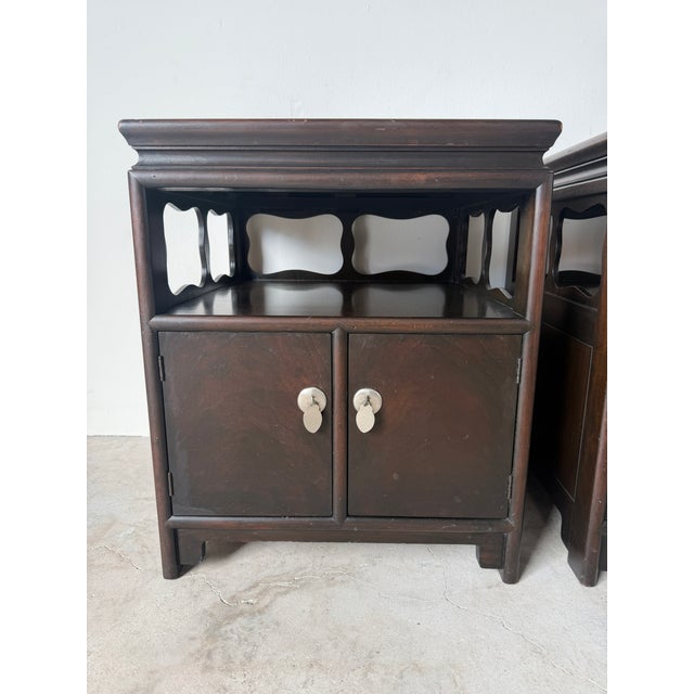 1970s Michael Taylor for Baker Far East Collection Nightstands – A Pair For Sale - Image 5 of 17