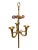 Wildwood Late 20th Century Wildwood Solid Brass Triple French Horn Floor Lamp. For Sale - Image 4 of 11