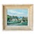 Midcentury French Village Landscape Painting For Sale