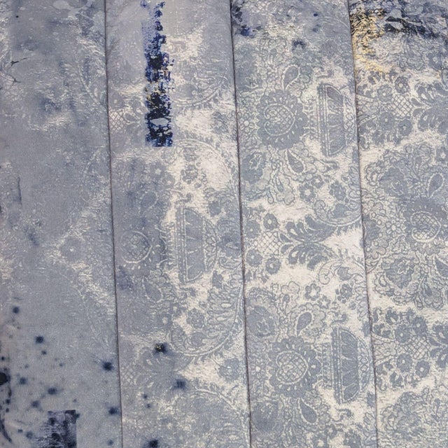 Timothy Oulton Faded & Degraded Peat Smudge Footstool For Sale In San Francisco - Image 6 of 9