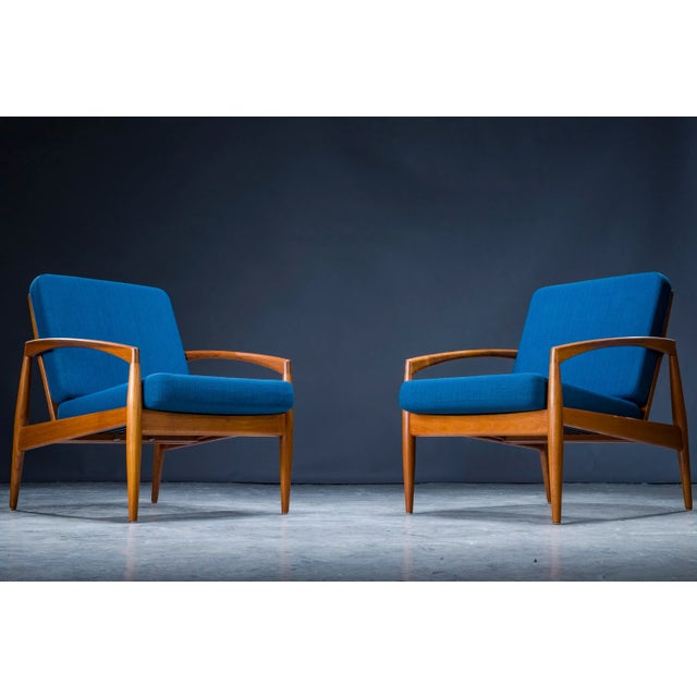 Magnus Olesen Model 121 Paper Knife Easy Chairs and Sofa by Kai Kristiansen for Magnus Olesen, 1960s, Set of 3 For Sale - Image 4 of 18