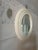Ivory Italian Round Mirror with Sculptural Concentric Frame For Sale - Image 8 of 8