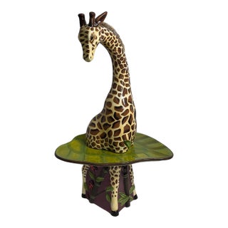 Tracy Porter Porcelain Giraffe Tray For Sale