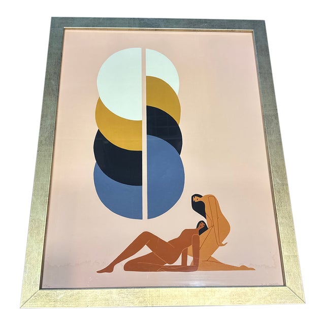 Laura Berger Signed Limited Edition Art Print "Day Becomes Night" – 43/95 Framed For Sale