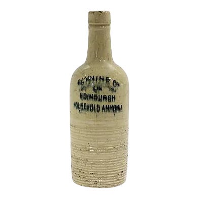 Antique English Laundry Amonia Bottle For Sale