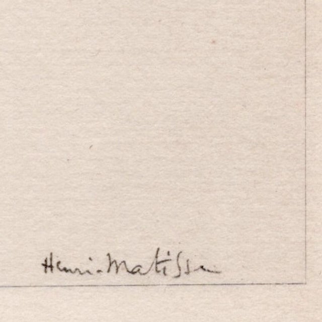 Matisse, Sitting Girl, Original Lithograph, 1920 For Sale - Image 6 of 10