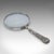 Victorian Antique Reader's Magnifying Glass, English, Silver Plate, Library Aid, Victorian For Sale - Image 3 of 10