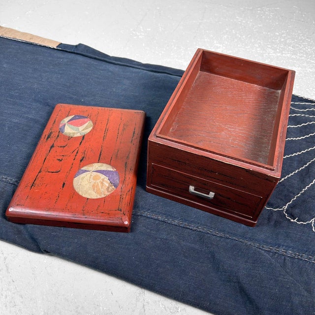 Vintage Japanese Writing Box, 1950s For Sale - Image 4 of 12
