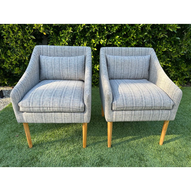 McGee & Co Laurie Chair in Gray For Sale In Los Angeles - Image 6 of 7