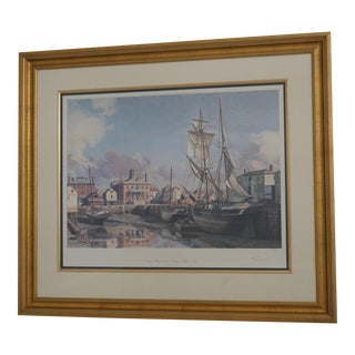 Maritime Heritage Salem Signed & Numbered Framed Print For Sale