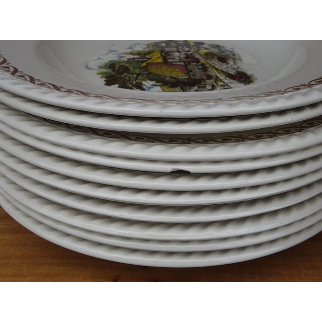 Soup Plates in Lunéville Earthenware by Keller & Guerin, 1890s, Set of 11 For Sale - Image 16 of 18
