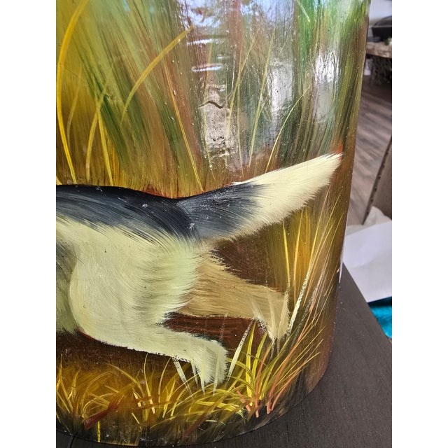 Late 20th Century Hunting Dog, Storage Bin, Magazine Holder For Sale - Image 11 of 13
