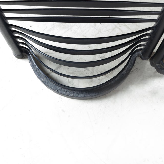 Black Screen by Massimo Morozzi for Mazzei, 1986 For Sale - Image 6 of 13