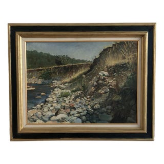 Félix Tisot, La Provence, Oil on Canvas, Framed For Sale