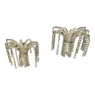 Art Deco Beaded Sconces - a Pair 2 For Sale