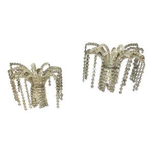 Art Deco Beaded Sconces - a Pair 2