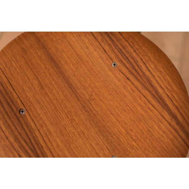 Danish Modern Round Teak Stacking Dot Stool End Table For Sale - Image 15 of 17