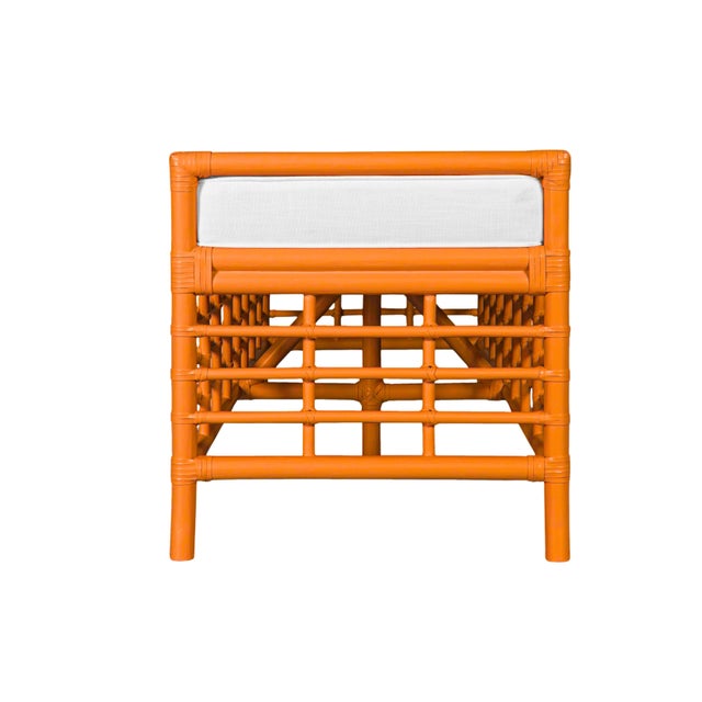 Luna Bench - Orange For Sale In West Palm - Image 6 of 7
