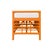 Luna Bench - Orange For Sale In West Palm - Image 6 of 7