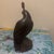Mid-Century Hand-Carved Ironwood Quail Figurine For Sale - Image 4 of 7