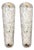 Monumental Clear Murano Glass Wall Sconces by Simoeng, Set of 2 For Sale