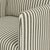 Green Slipcover for Stoffer Home x Cloth & Company for Lindy Dining Armchair in Jane Stripe Laurel For Sale - Image 8 of 8