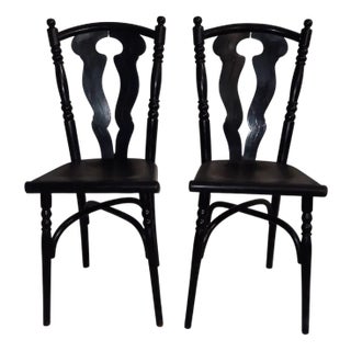 Second Label Side Chair by Josef Hoffmann for Thonet, 1910 For Sale