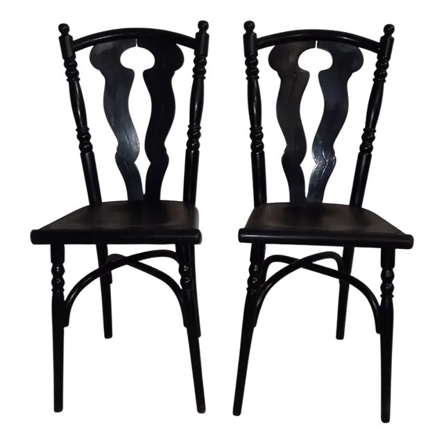 Second Label Side Chair by Josef Hoffmann for Thonet, 1910 For Sale