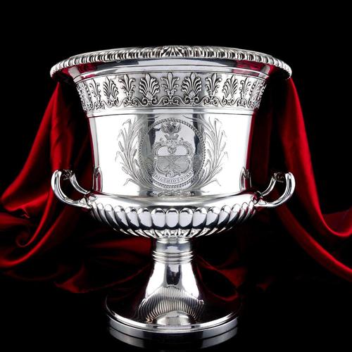 Magnificent Georgian solid sterling silver wine cooler/cup made by Paul Storr, London 1810. Synonymous with quality,...