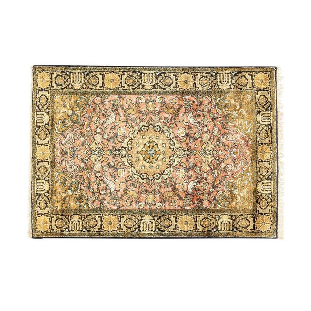 Mid-Century Modern Silk Rug, 1960s For Sale - Image 14 of 14