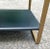 Clover Leaf Blue & Brass Console Table For Sale - Image 4 of 6