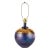 Pair Iridescent Blue Orb Table Lamps by Casual Lamps 1991 For Sale - Image 10 of 11