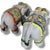 Gold Vintage Elephant Sculptures with Intricate Details, Set of 2 For Sale - Image 8 of 10